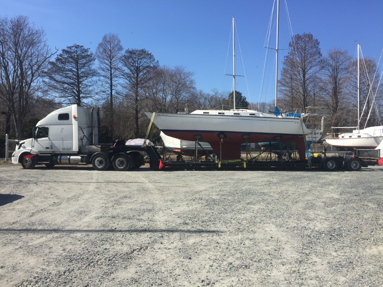 sailboat transport near me